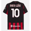 Herren Fußballbekleidung AC Milan Rafael Leao #10 Heimtrikot 2025-26 Kurzarm